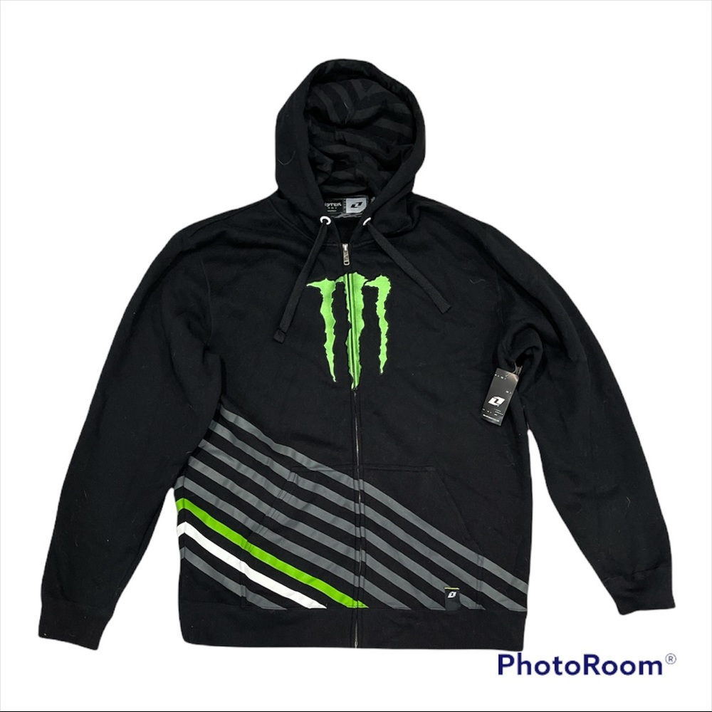 One Industries Monster Zip-up Hoodie NWT